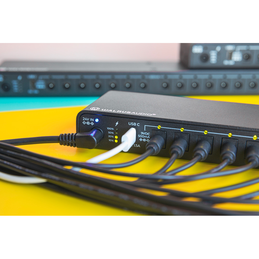 【未使用】 Paul Wall 4枚セット WALRUS AUDIO Canvas Power 15 リンクケーブル付属 [WAL-CANV/PWR15L