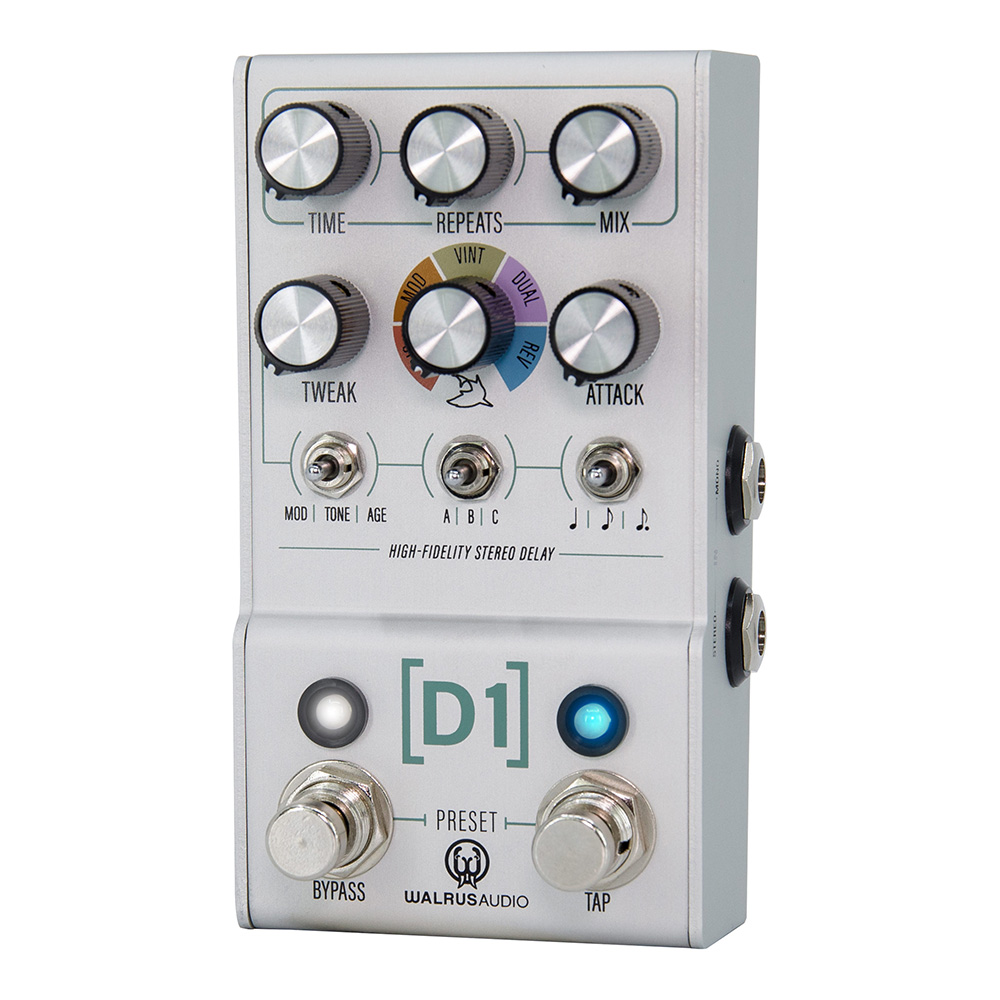 WALRUS AUDIO MAKO Series: D1 High-Fidelity Delay V2 [WAL-MAKO/D1V2