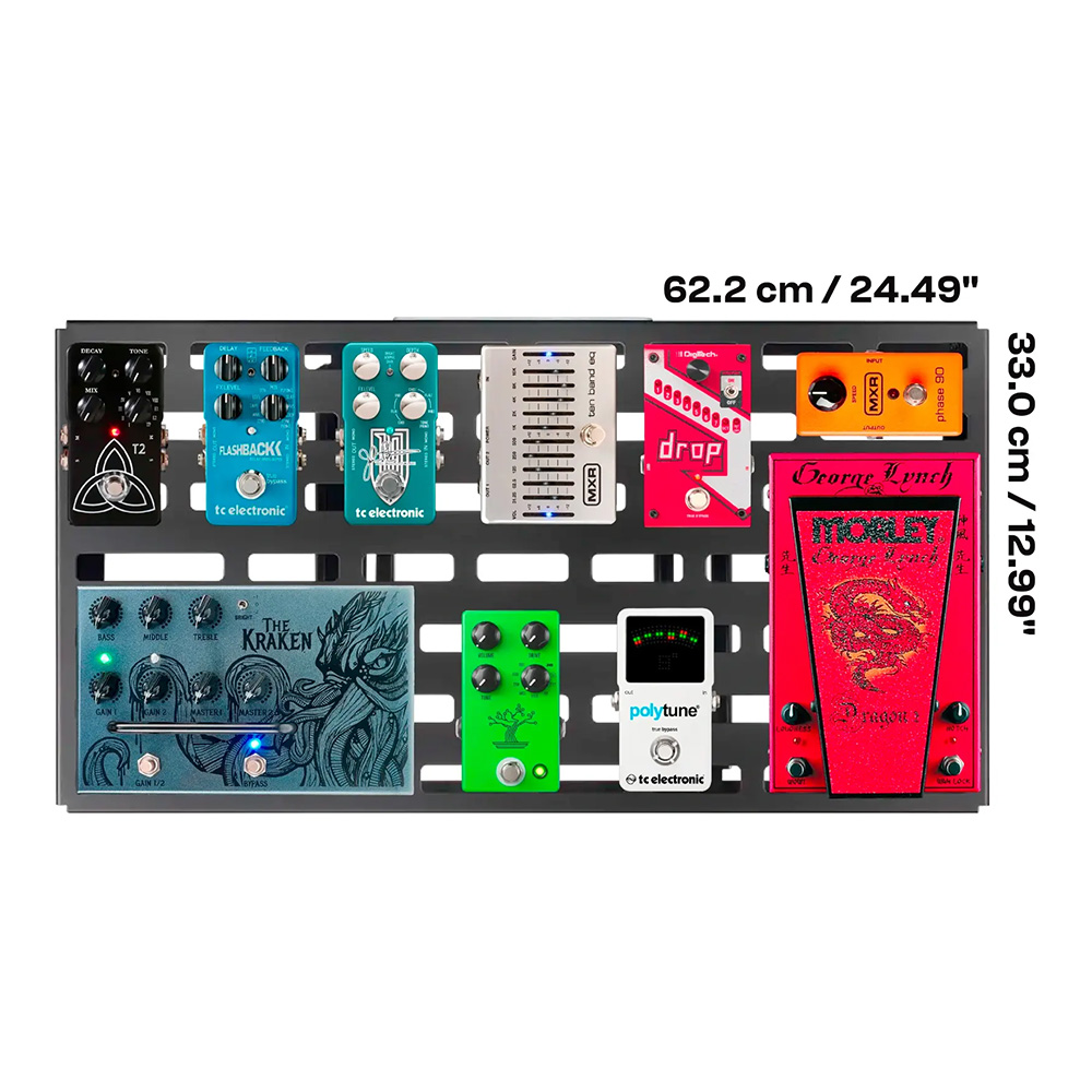 24b ★y Rock`n Buono2！ 4本セット RockBoard by Warwick QUAD 4.2, Pedalboard with Gig Bag [RBO B 4.2