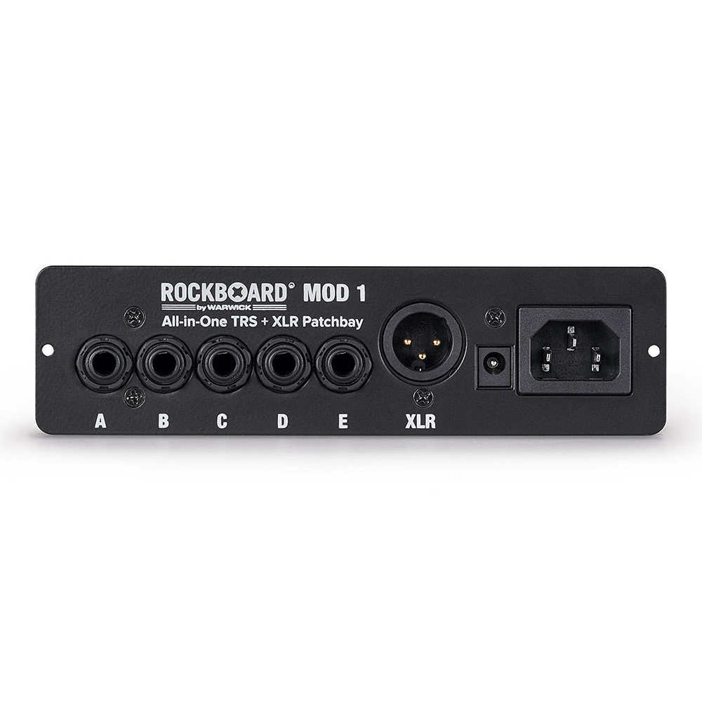 RockBoard by Warwick MOD 1 V2 - All-in-One TRS & XLR, IEC & Barrel Patchbay  [RBO B MOD 1 V2]｜ミュージックランドKEY