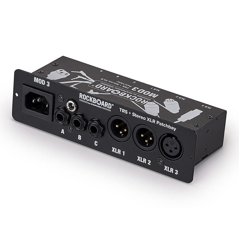 RockBoard by Warwick MOD 3 V2 - All-in-One TRS & XLR Patchbay for Vocalists  & Acoustic Players [RBO B MOD 3]｜ミュージックランドKEY