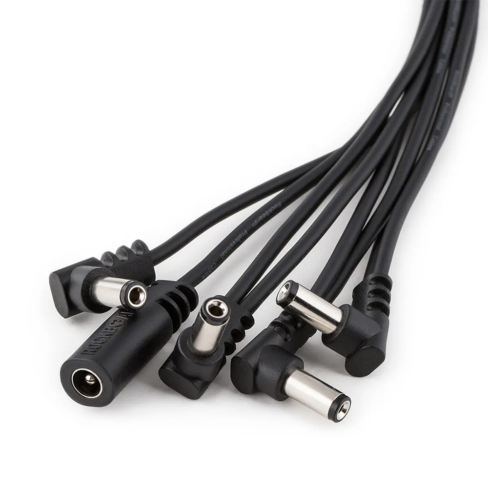 RockBoard by Warwick Flat Daisy Chain Cable, Angled - 8 Outputs