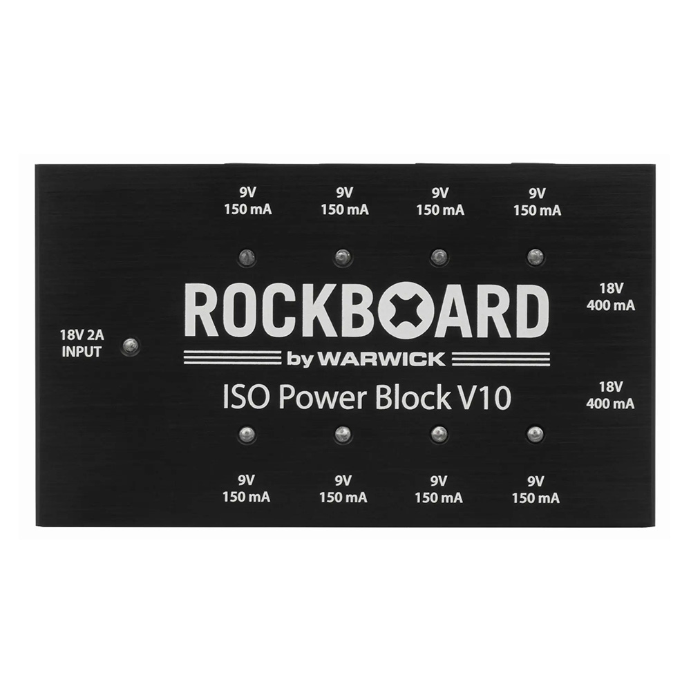 RockBoard by Warwick ISO Power Block V10 Multi Power Supply, Multi