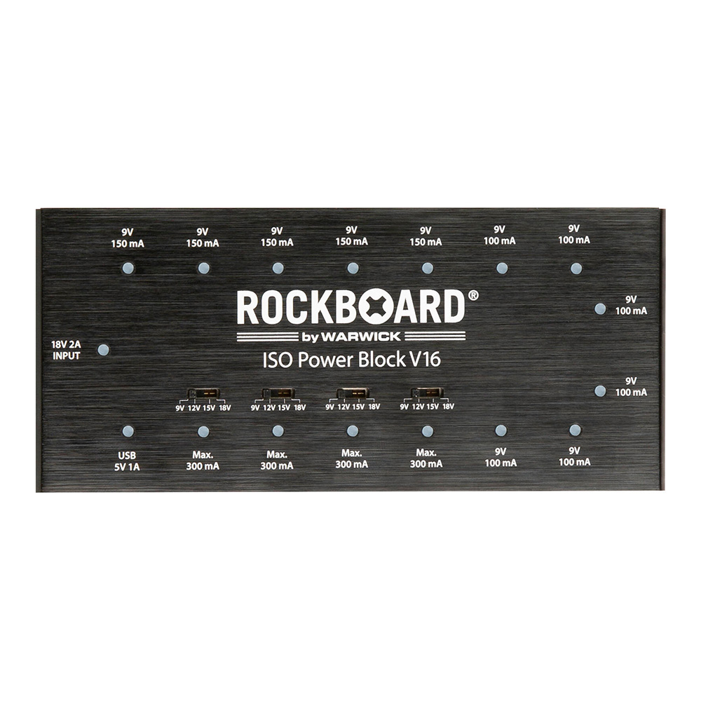 RockBoard by Warwick ISO Power Block V16 - Isolated Multi Power