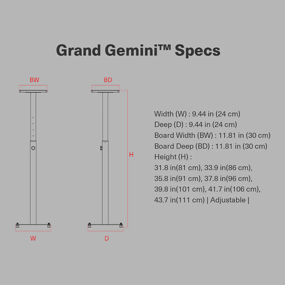 Wavebone Grand Gemini Speaker Stand｜ミュージックランドKEY