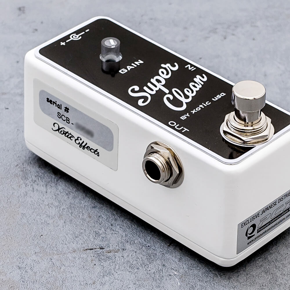 Xotic Super Clean Buffer EQ Pedal