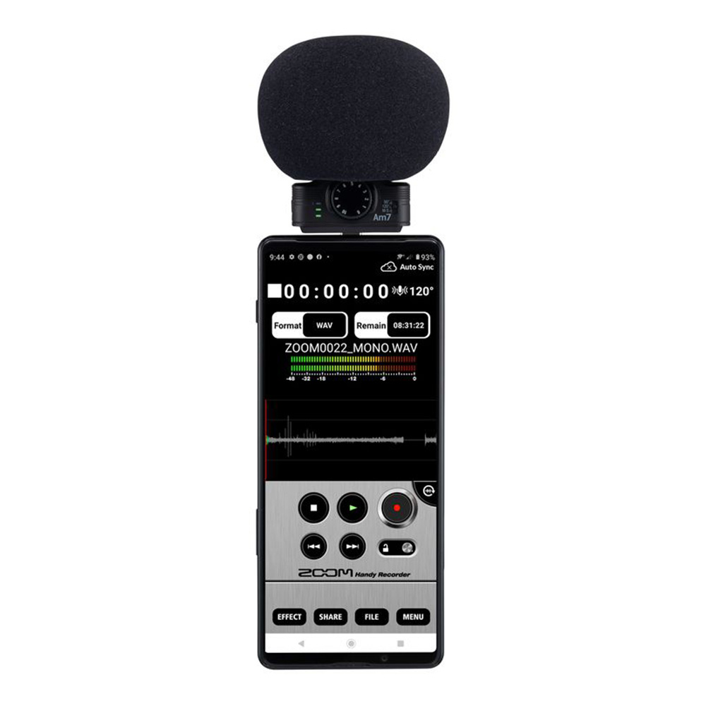 ZOOM Am7 Mid-Side Stereo Microphone for Android｜ミュージックランドKEY