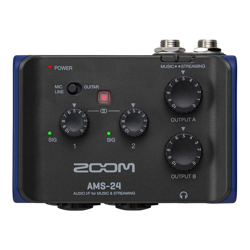 ZOOM AMS-24 AUDIO I/F for MUSIC & STREAMING｜ミュージックランドKEY