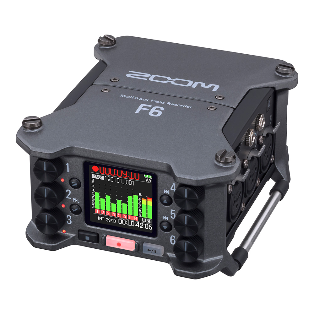 ZOOM F6 MultiTrack Field Recorder｜ミュージックランドKEY
