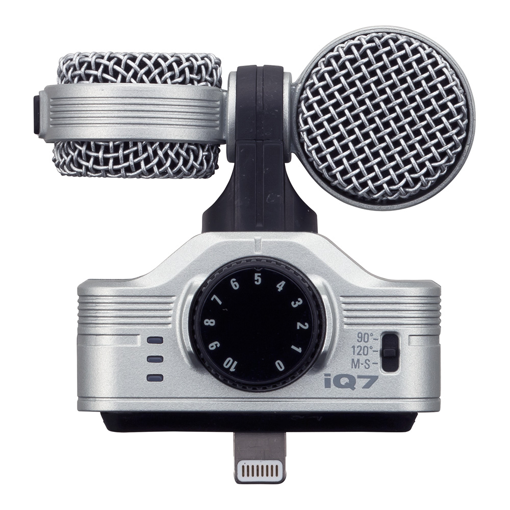 配信機器・PA機器・レコーディング機器 Zoom iQ7 ZOOM iQ7 MS Stereo Microphone for iOS Devices ズーム | 島村