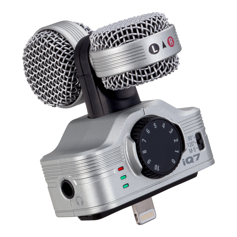［中古］Zoom iQ7 ステレオマイク 楽天市場】ZOOM iQ7 MSマイク Lightningコネクター iOS用 外付け
