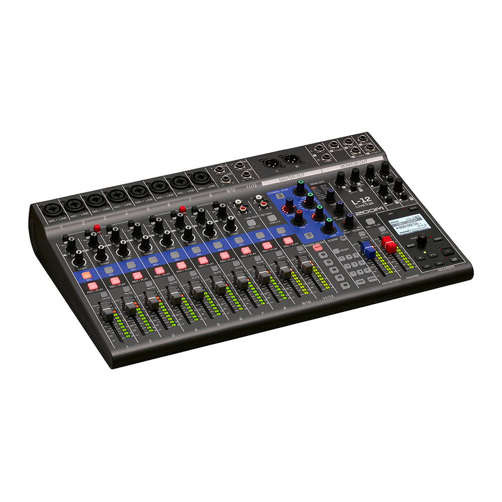 ZOOM LiveTrak L-12 Digital Mixer + Recorder｜ミュージックランドKEY