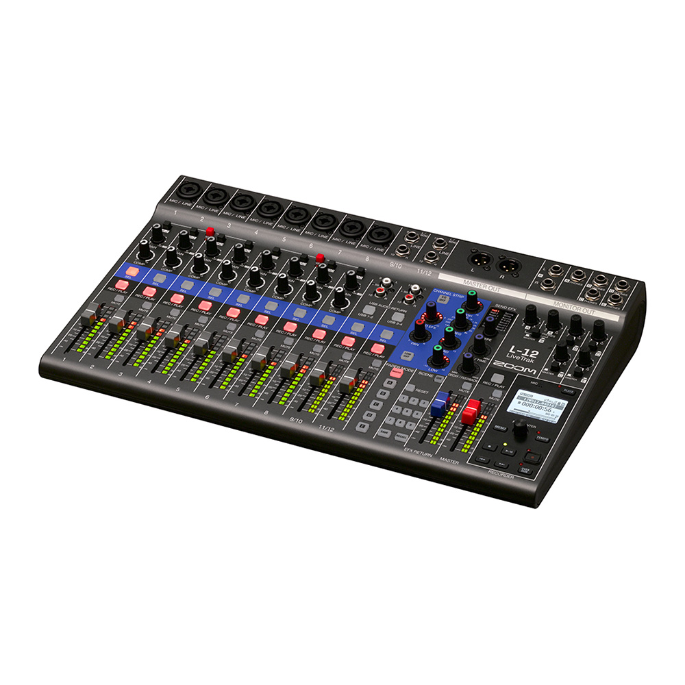 ZOOM LiveTrak L-12 Digital Mixer + Recorder｜ミュージックランドKEY