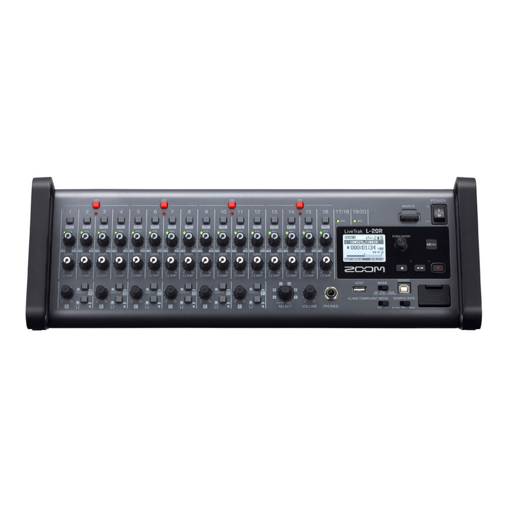 ZOOM LiveTrak L-20R Digital Mixer + Recorder｜ミュージックランドKEY