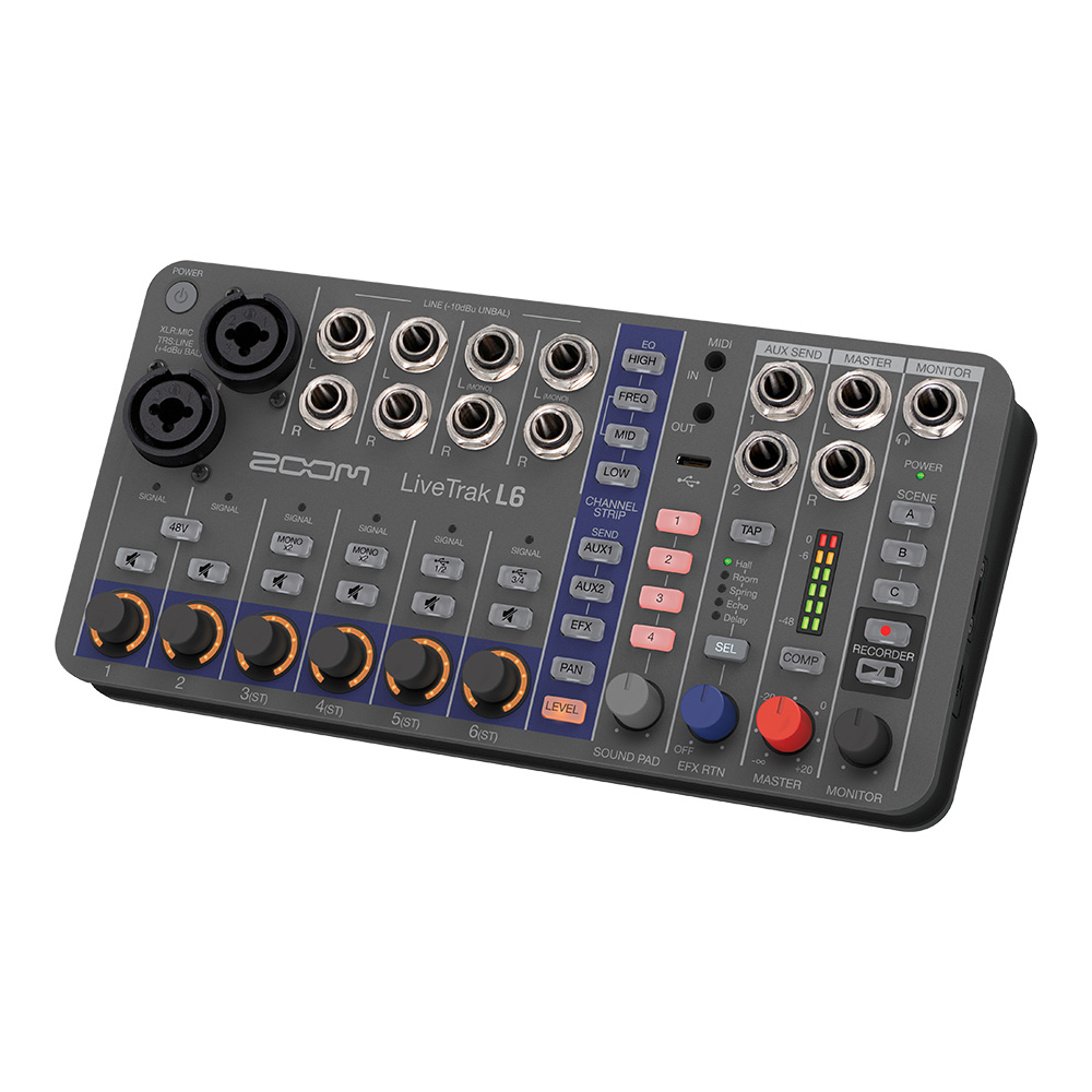 ZOOM LiveTrak L6｜ミュージックランドKEY