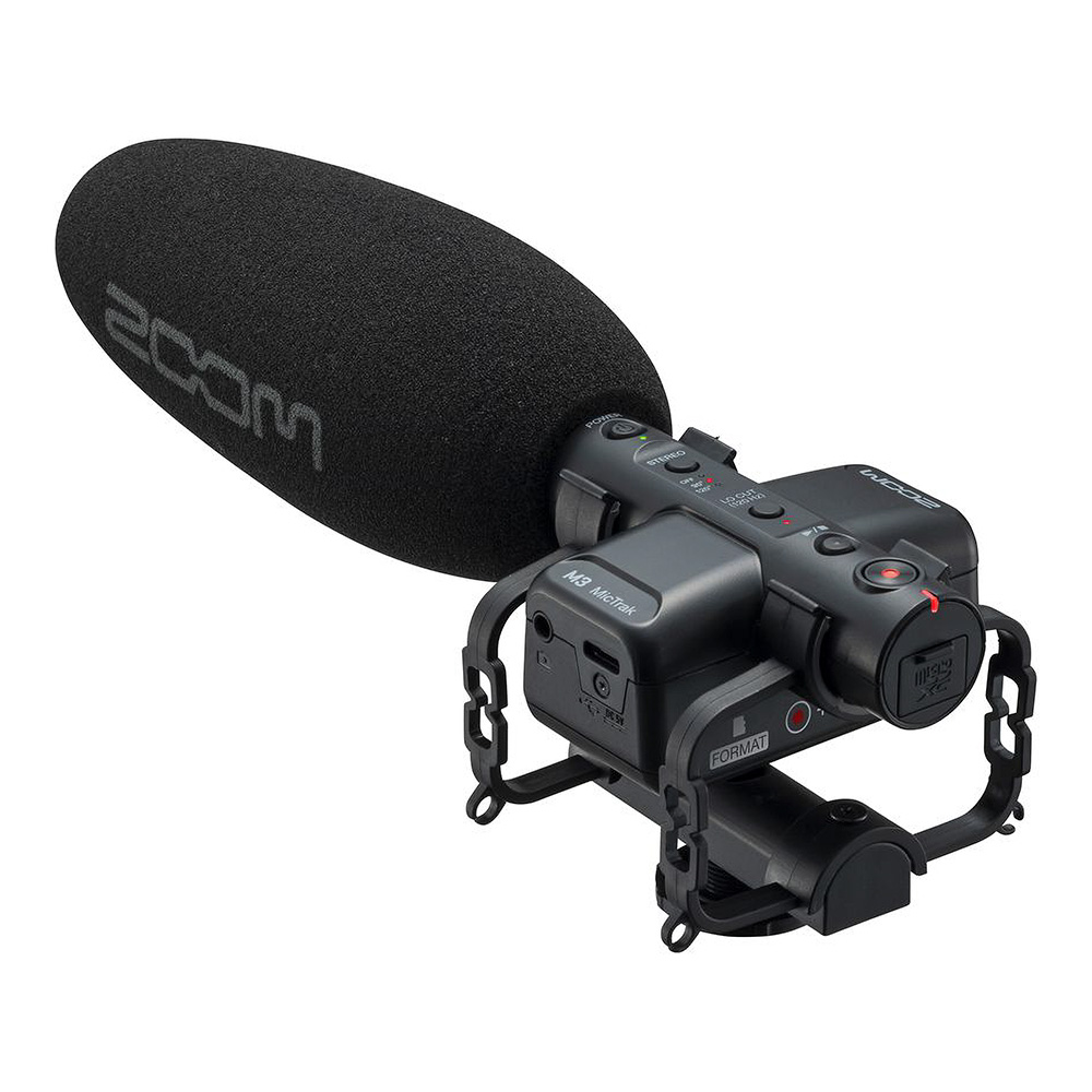 配信機器・PA機器・レコーディング機器 Zoom M3 MicTrak 数量限定特価] ZOOM M3 MicTrak ガンマイク レコーダー機能付き