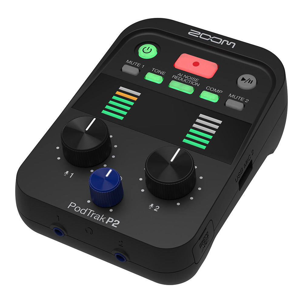 ZOOM PodTrak P2｜ミュージックランドKEY