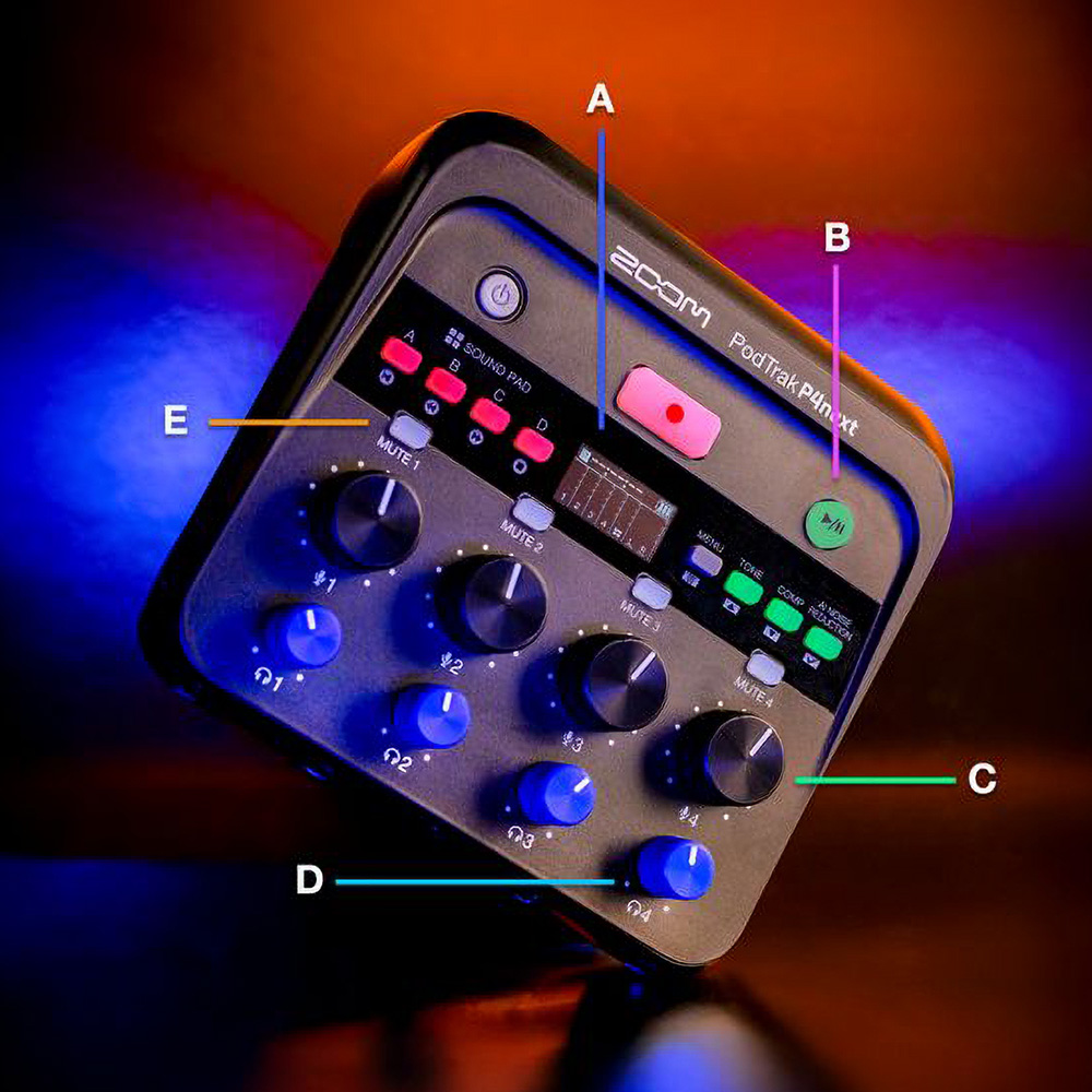 ZOOM PodTrak P4next｜ミュージックランドKEY